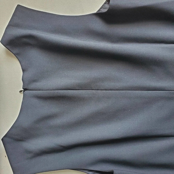 Theory Black Sheath Sleeveless Wool Dress Size 6 - Picture 9 of 9